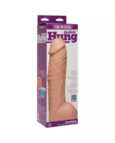 Image du Realistic Hung ULTRASKYN Dildo 13 inch par Doc Johnson - Sextoy réaliste de haute qualité-2