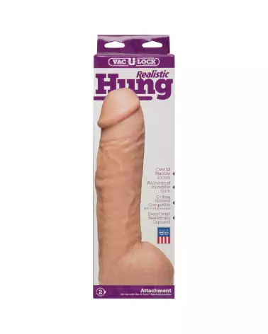 Image du Realistic Hung ULTRASKYN Dildo 13 inch par Doc Johnson - Sextoy réaliste de haute qualité-3