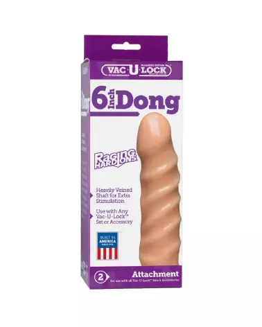 Image du Dildo Réaliste CodeBlack Raging Hard 15 cm de Doc Johnson-2