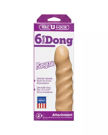 Image du Dildo Réaliste CodeBlack Raging Hard 15 cm de Doc Johnson-3