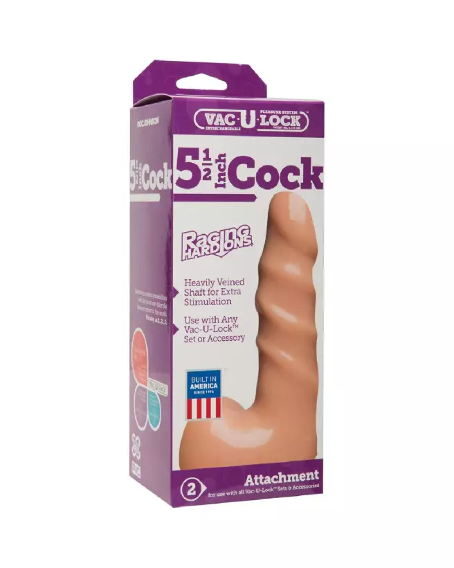 Image du Dildo Réaliste Vanilla 5.5 pouces de Doc Johnson-2