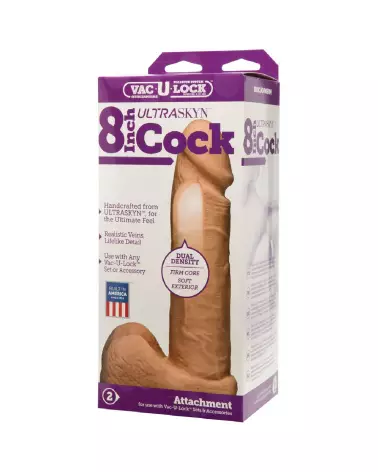 Image du Realistic ULTRASKYN Dildo 8 pouces de Doc Johnson - Sextoy Réaliste Haut de Gamme-5