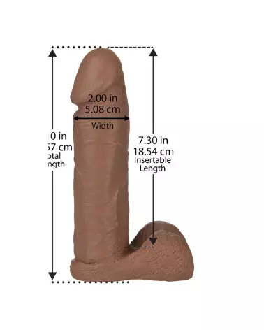 Realistic Dick 8 pouces par Doc Johnson sextoy réaliste-3