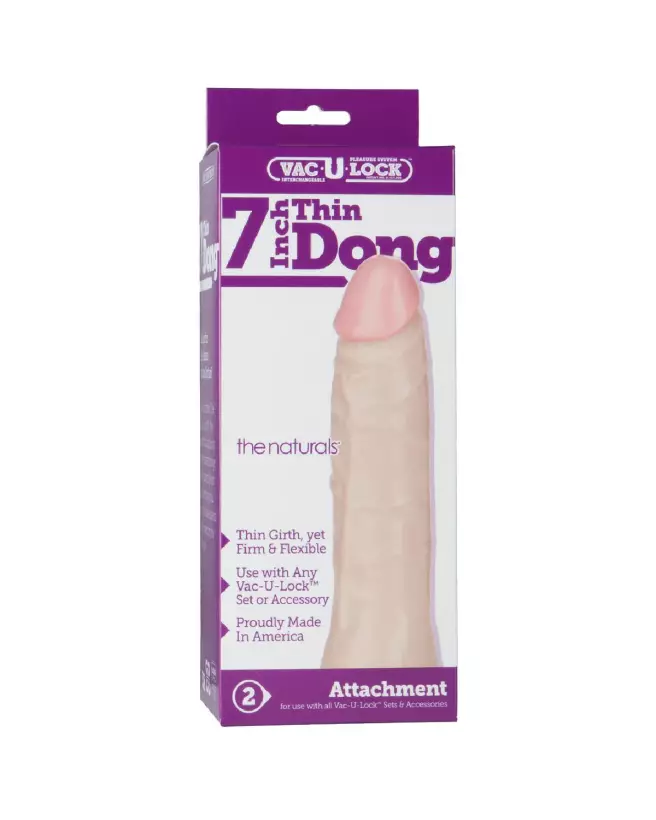 Image du Thin Dong de Doc Johnson, dildo réaliste de 7 pouces-2