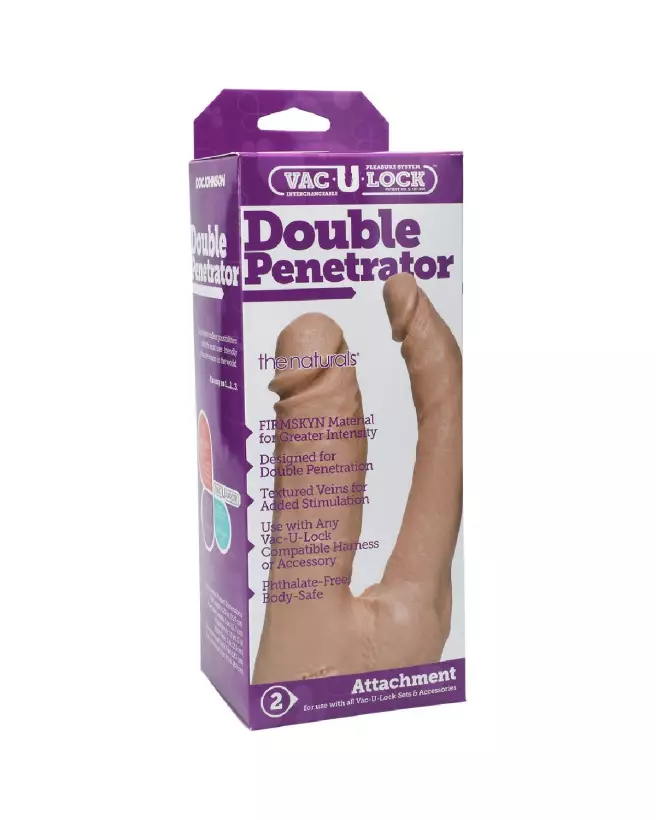 Penetrator Double Dildo 6/16 cm par Doc Johnson pour double plaisir vaginal et anal-2