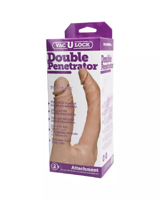 Penetrator Double Dildo 6/16 cm par Doc Johnson pour double plaisir vaginal et anal-4