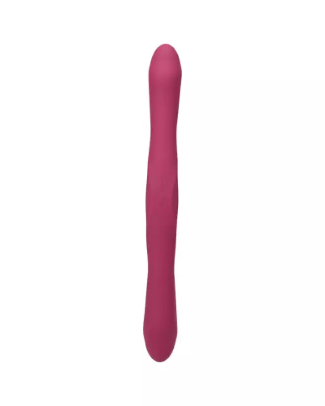 Duet Double Ended Vibrator Berry avec télécommande - Doc Johnson-1