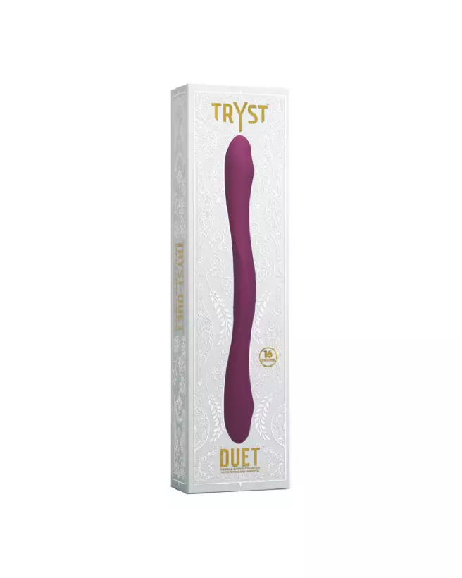 Duet Double Ended Vibrator Berry avec télécommande - Doc Johnson-2