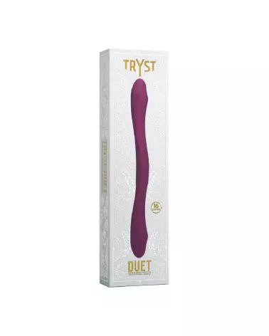 Duet Double Ended Vibrator Berry avec télécommande - Doc Johnson-2