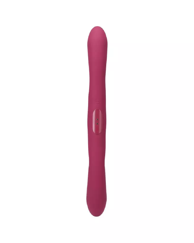Duet Double Ended Vibrator Berry avec télécommande - Doc Johnson-5