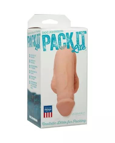 Pack It Lite Realistic Dildo par Doc Johnson, Packer Réaliste et Confortable-2