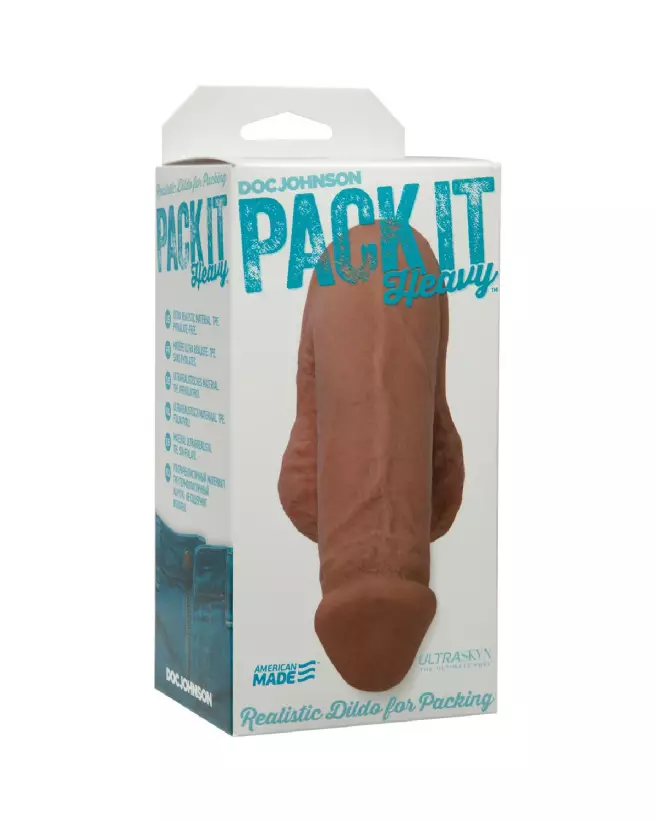 Pack It Heavy Realistic Dildo de Doc Johnson pour expérience ultra-réaliste-2