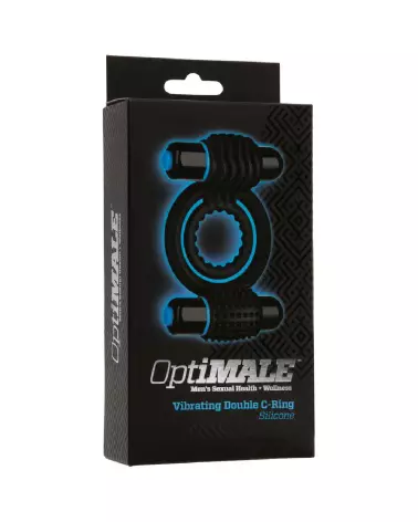 Vibrating Double Cockring de Doc Johnson pour sensation renforcée et plaisir durable-2