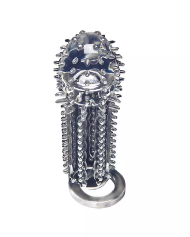 Gaine pénis Stimulator Extension par Doc Johnson pour augmentation taille et plaisir-1