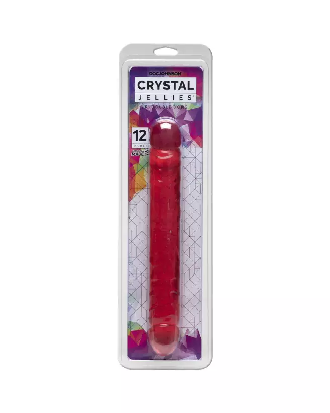 Image de Jr. Double Dong 12 pouces, double dildo Doc Johnson, sextoy réaliste double finition-2