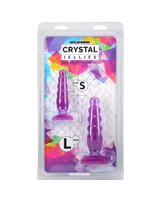 Kit d'entraînement anal Anal Delight Doc Johnson, plug anal progressif pour débutants-2