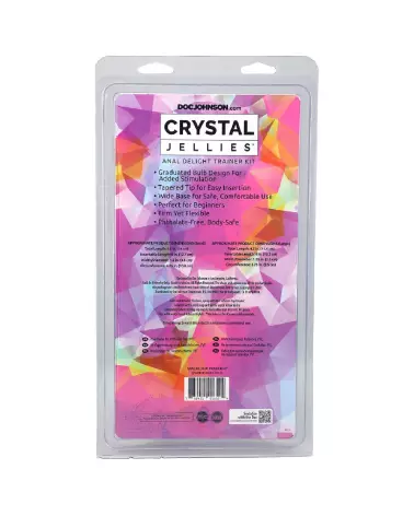 Kit d'entraînement anal Anal Delight Doc Johnson, plug anal progressif pour débutants-4