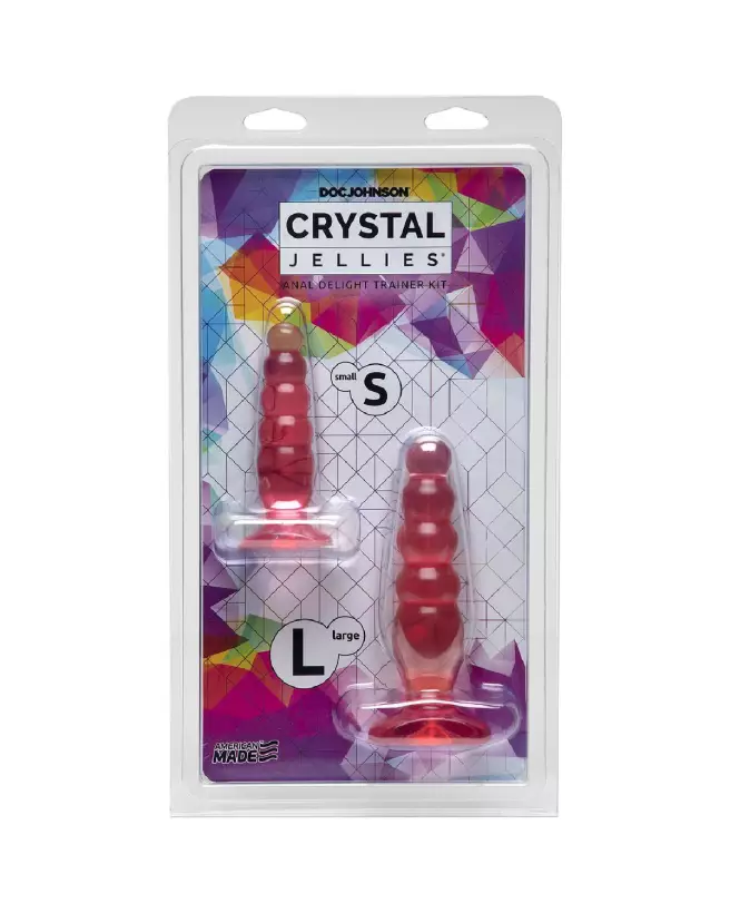 Kit Anal Delight Doc Johnson, plug anal progressif, entraînement anal sûr-2