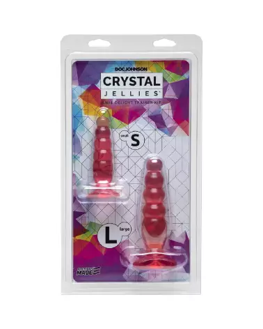 Kit Anal Delight Doc Johnson, plug anal progressif, entraînement anal sûr-3