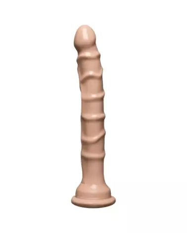 Sextoy réaliste Slimline Dong de Doc Johnson avec ventouse, couleur vanille, 20 cm-1
