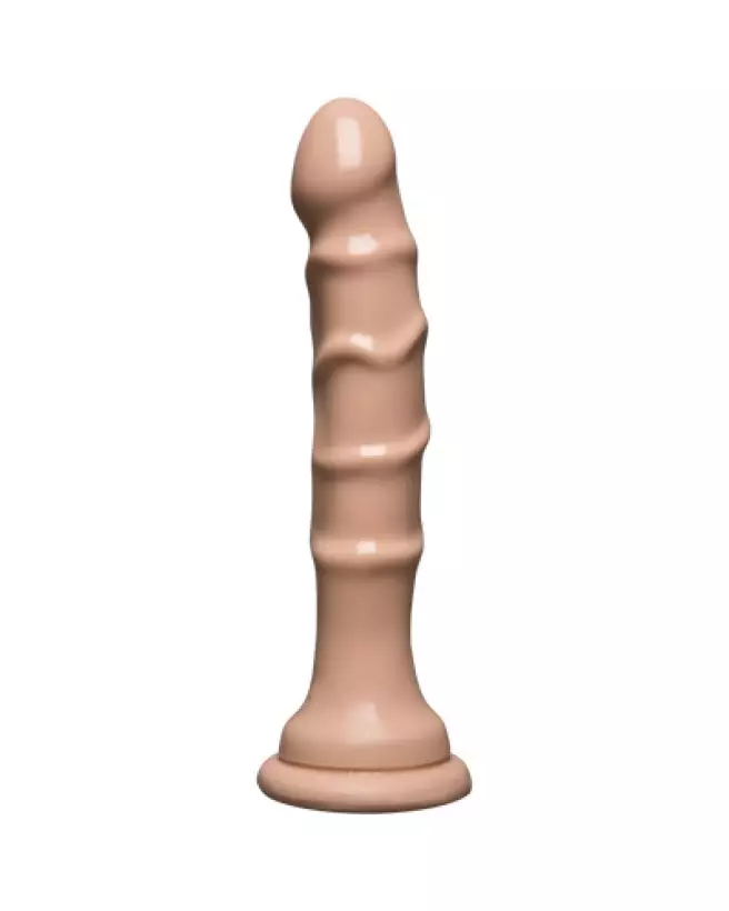Image du Dong Slimline avec Ventouse par Doc Johnson en Vanille - Sextoy Réaliste 13 cm-1