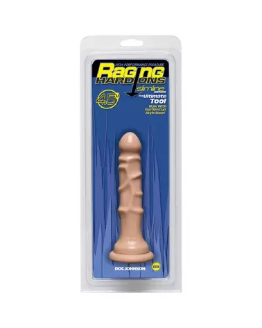 Slimline Dong with Suction Cup 11 cm Vanilla par Doc Johnson - Sextoy Réaliste-3