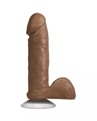 Sextoy réaliste Doc Johnson caramel avec ventouse Vac-U-Lock 16 cm-1
