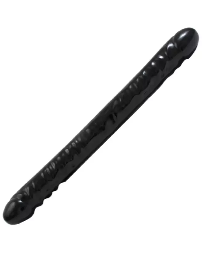 Double Dong Veined Double Header de Doc Johnson, Dildo réaliste à double extrémité de 45 cm-1