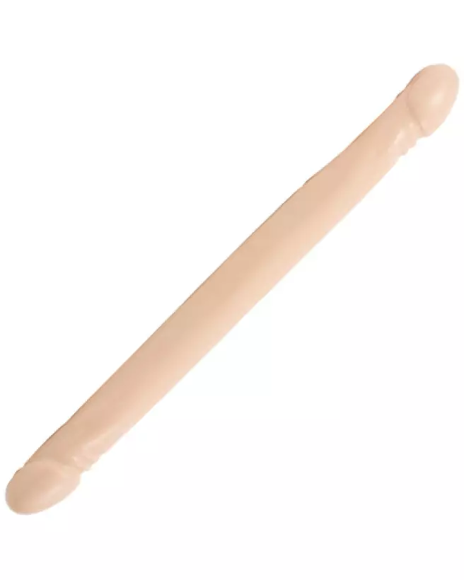 Double Header Smooth Dildo de Doc Johnson - Dildo double extrémité 45 cm-1