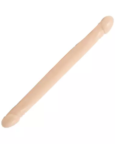 Double Header Smooth Dildo de Doc Johnson - Dildo double extrémité 45 cm-1