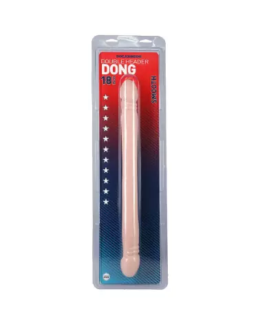 Double Header Smooth Dildo de Doc Johnson - Dildo double extrémité 45 cm-2