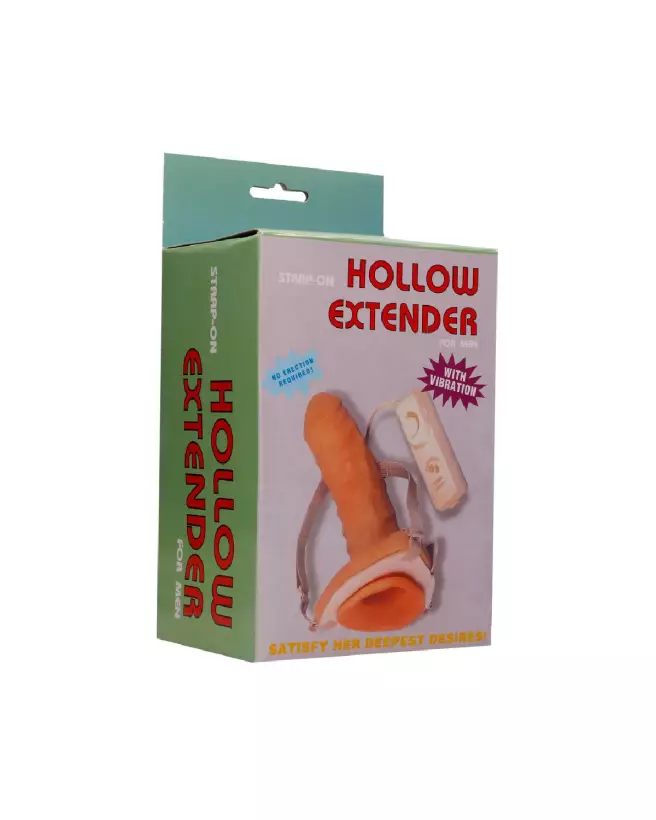 Image du Hollow Vibrating Strap-On Extension de Seven Creations, gode ceinture vibrant et creux-2