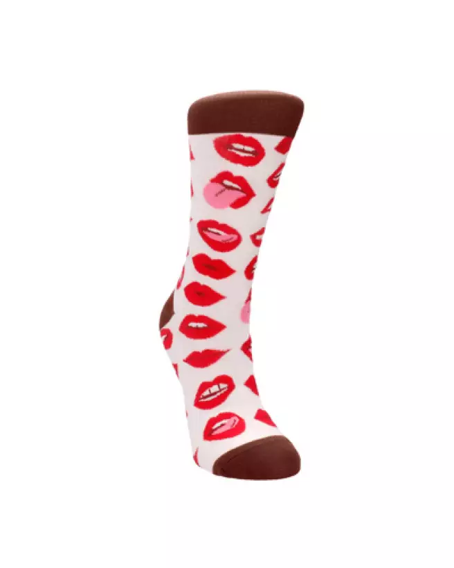 Chaussettes Lip Love Sexy Socks by Shots tailles US 2-7.5 EU 36-41 style et confort-1