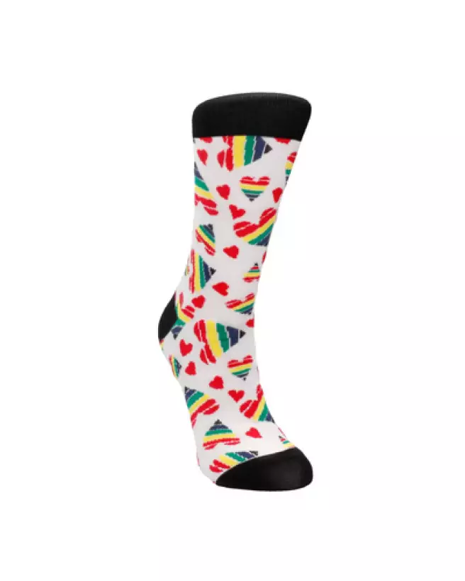 Chaussettes Happy Hearts de Sexy Socks by Shots en tailles EU 36-41-1