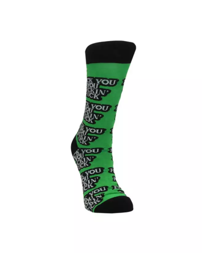 Image des chaussettes Fuck You de Sexy Socks, taille US 8-12 EU 42-46, style audacieux-1