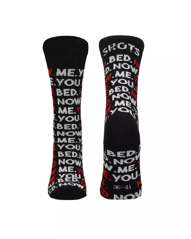Chaussettes You Me Bed Now Sexy Socks by Shots tailles EU 36-41 US 2-7.5 style et confort-3