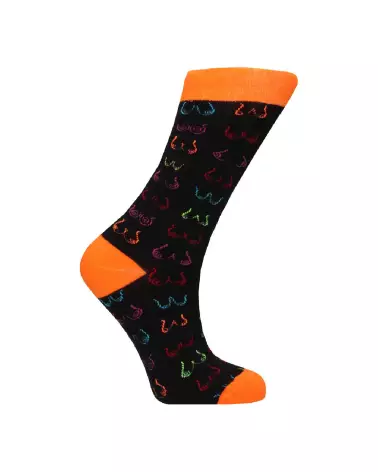 Chaussettes Free the Tity de Sexy Socks by Shots, tailles US 2-7.5 EU 36-41, design audacieux-4