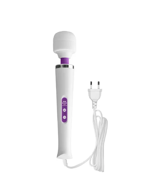 Wonder Wand Massager Purple par Shots Toys - Vibromasseur puissant et élégant-5