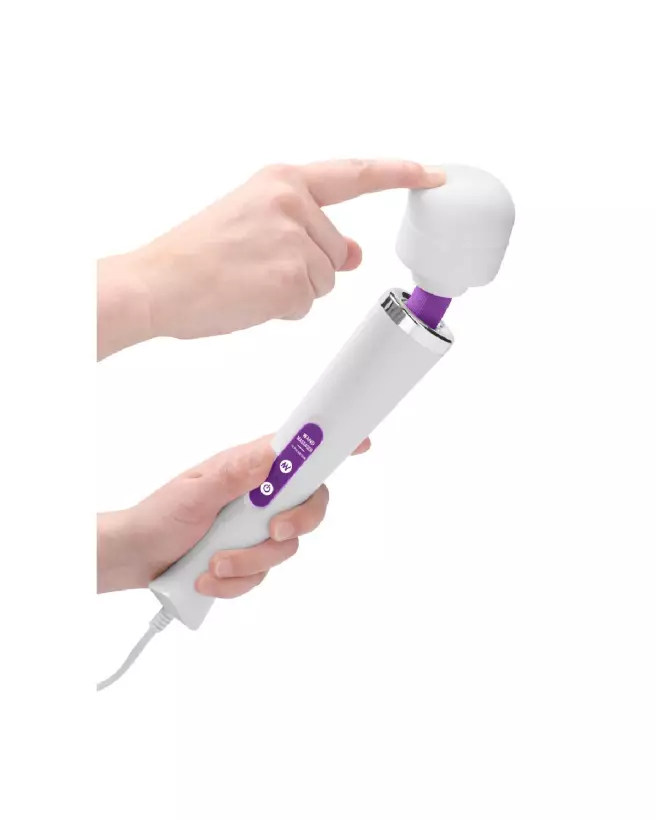 Wonder Wand Massager Purple par Shots Toys - Vibromasseur puissant et élégant-7