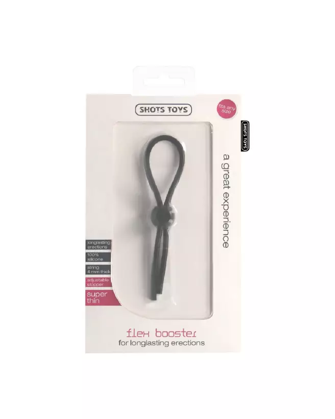 Image du Flex Booster par Shots Toys, cockring de haute qualité pour endurance et plaisir.-3