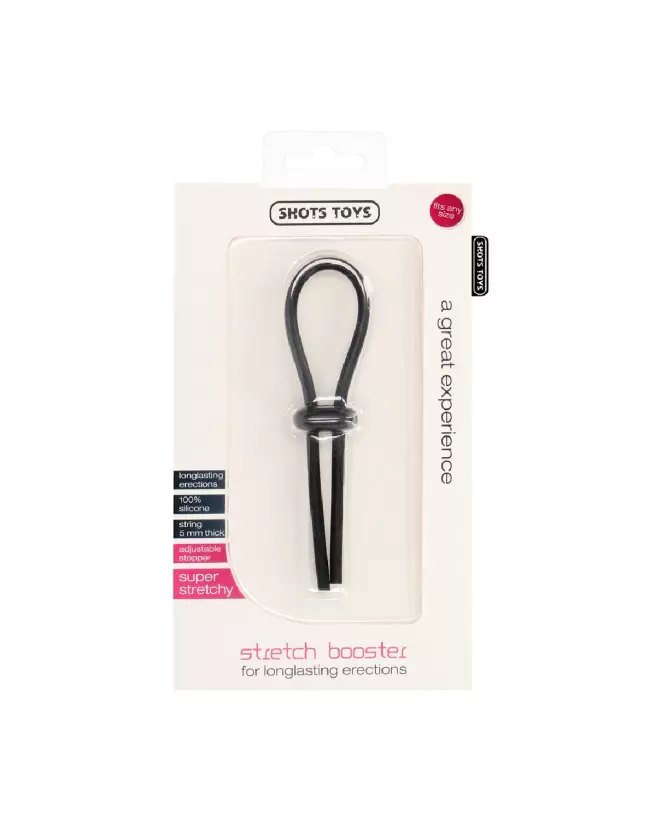 Cockring Stretch Booster de Shots Toys pour amélioration performance et plaisir-3