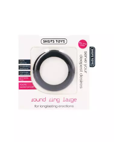 Cockring Large Round de Shots Toys pour performance et confort-2