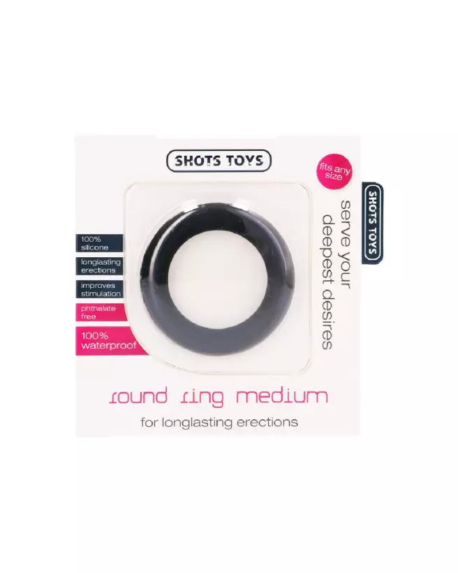 Cockring Medium Round de Shots Toys pour performance et confort-2