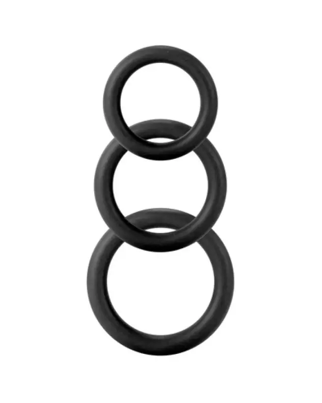 Photo des Twiddle Rings de Shots Toys, cockrings en 3 tailles pour performance optimale-1
