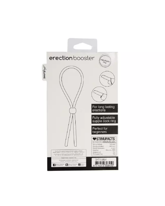 Image Erection Booster Shots Toys, Anneau Pénien Performance et Endurance-3