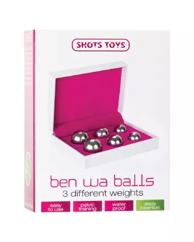 Image Ben Wa Balls Set de Shots Toys - Boules de Geisha pour renforcement pelvien-2