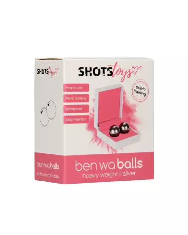 Image des Boules de Geisha Ben Wa Heavy par Shots Toys - Renforcement Pelvien et Plaisir Intime-2