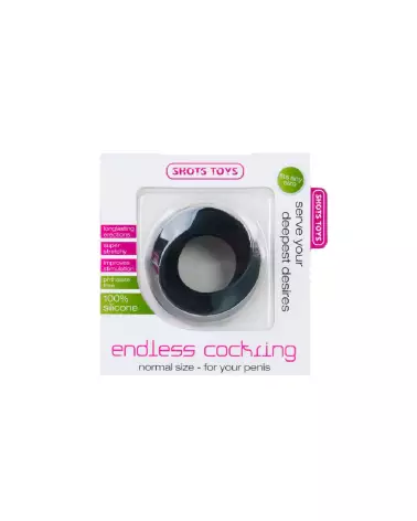 Endless Cockring Medium par Shots Toys pour performances et confort-2