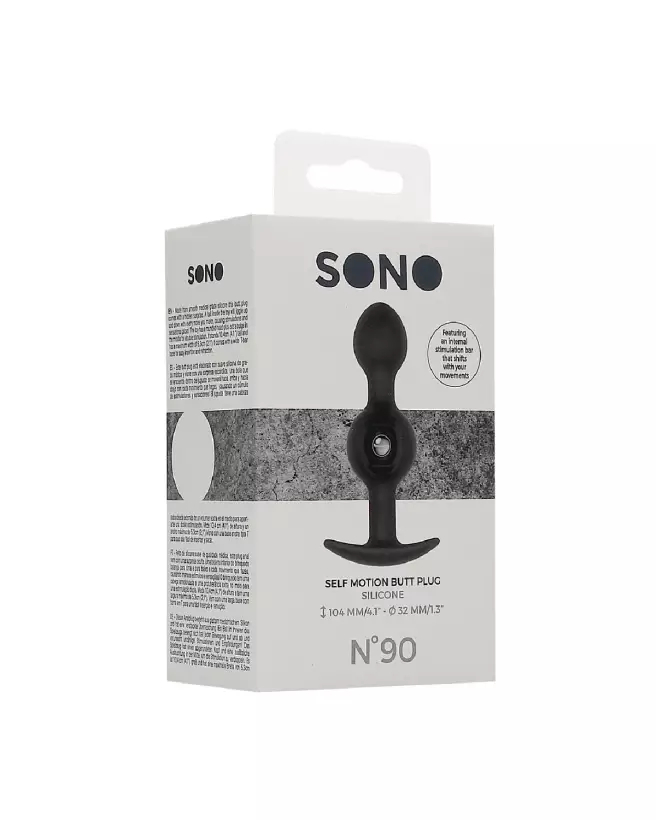 Image du Plug Anal No.90 Sono by Shots, design ergonomique et silicone médical-2