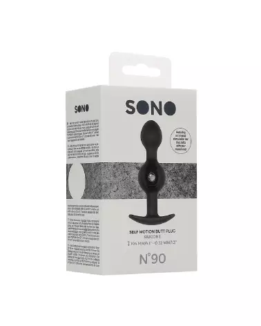 Image du Plug Anal No.90 Sono by Shots, design ergonomique et silicone médical-2